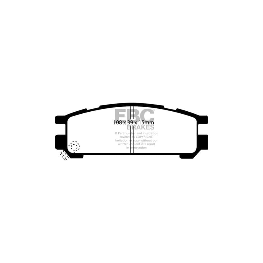 EBC PDKR823 Subaru Ultimax Rear Brake Pad & Plain Disc Kit (Inc. Impreza & Legacy) 2 | Duco Car Parts UK Car Parts