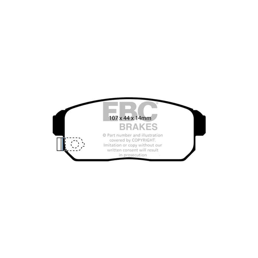 EBC PDKR824 Subaru Suzuki Ultimax Rear Brake Pad & Plain Disc Kit (Inc. Justy G3X & Ignis Sport) 2 | Duco Car Parts UK Car Parts