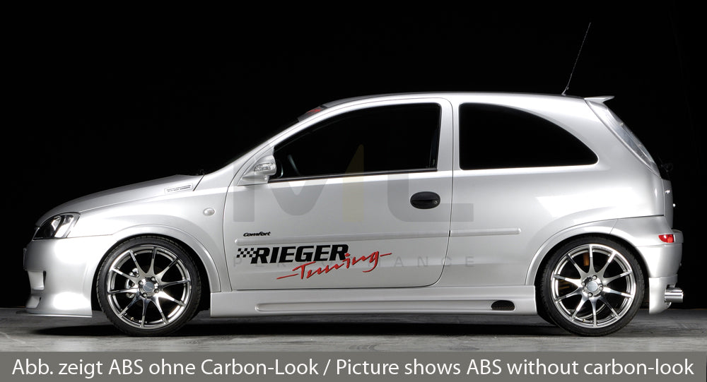 Rieger 00099311 Opel Corsa C Side Skirt 2 | Duco Car Parts UK Car Parts