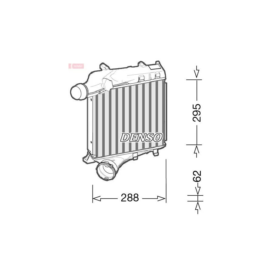 Denso DIT28021 Dit28021 Intercooler For Porsche Cayenne (92A) | Duco Car Parts UK