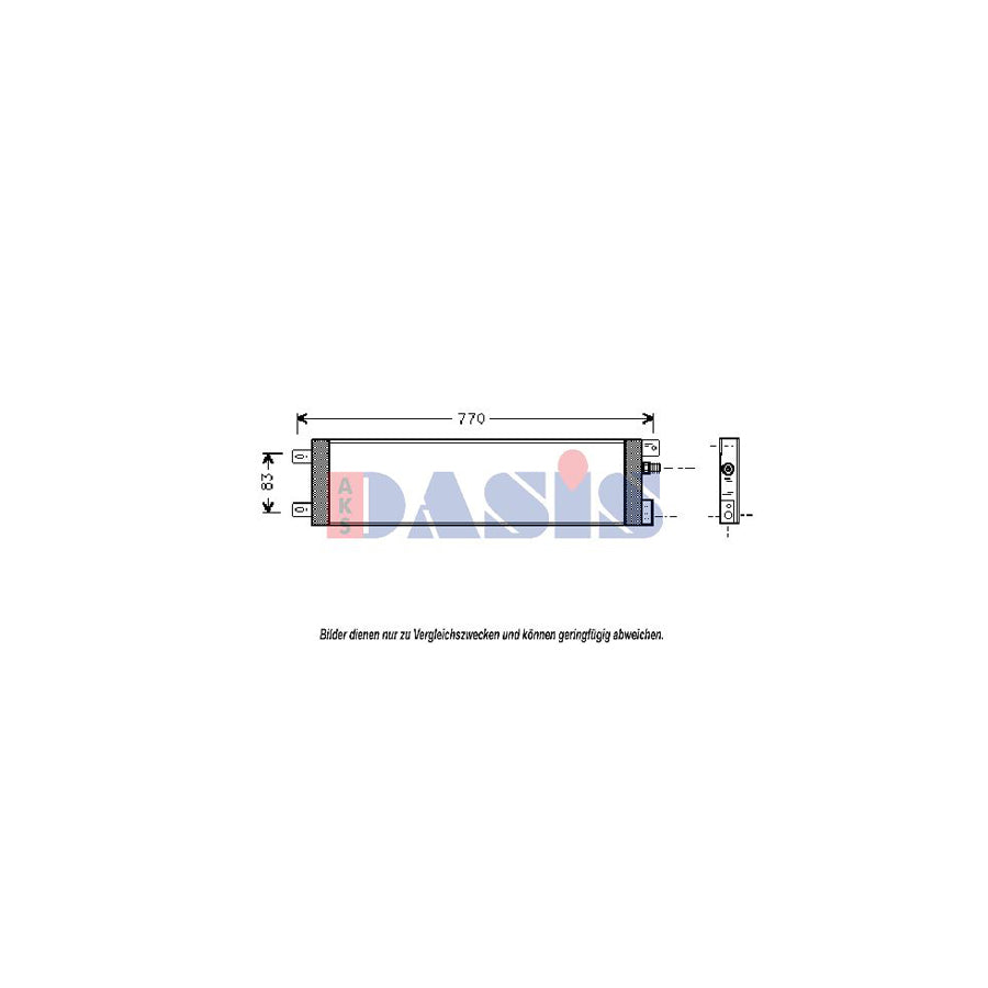 AKS Dasis 523010N Air Conditioning Condenser | Duco Car Parts UK