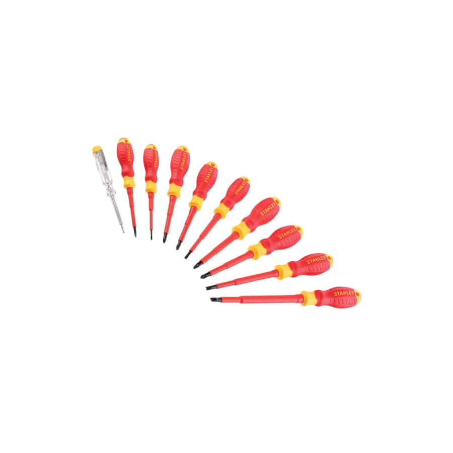 STANLEY® STA060032 FatMax® VDE Insulated Screwdriver Set, 10 Piece | Duco Car Parts UK