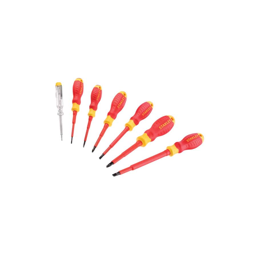 STANLEY® STA060031 FatMax® VDE Insulated Screwdriver Set, 7 Piece | Duco Car Parts UK