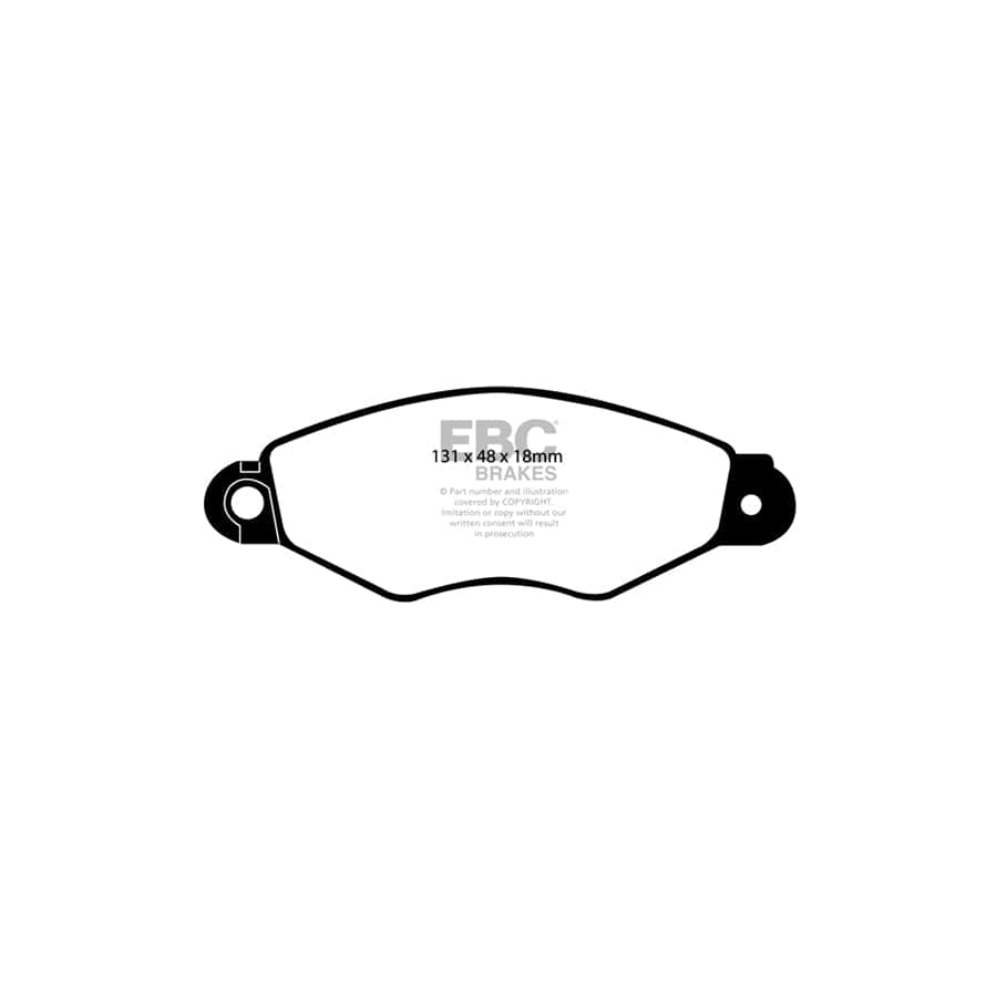 EBC PDKF1664 Renault Ultimax Front Brake Pad & Plain Disc Kit (Inc. Kangoo & Clio Van) 2 | Duco Car Parts UK Car Parts