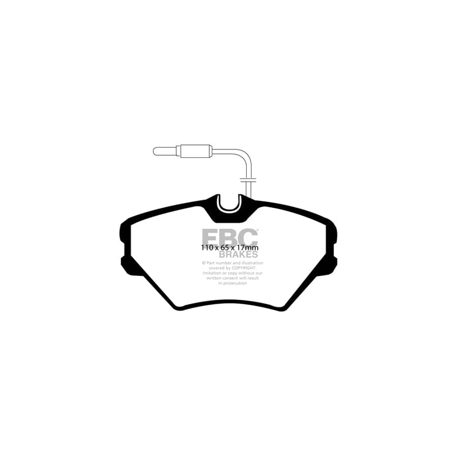 EBC PDKF1668 Renault Laguna Saloon Ultimax Front Brake Pad & Plain Disc Kit - Bendix Caliper 2 | Duco Car Parts UK Car Parts