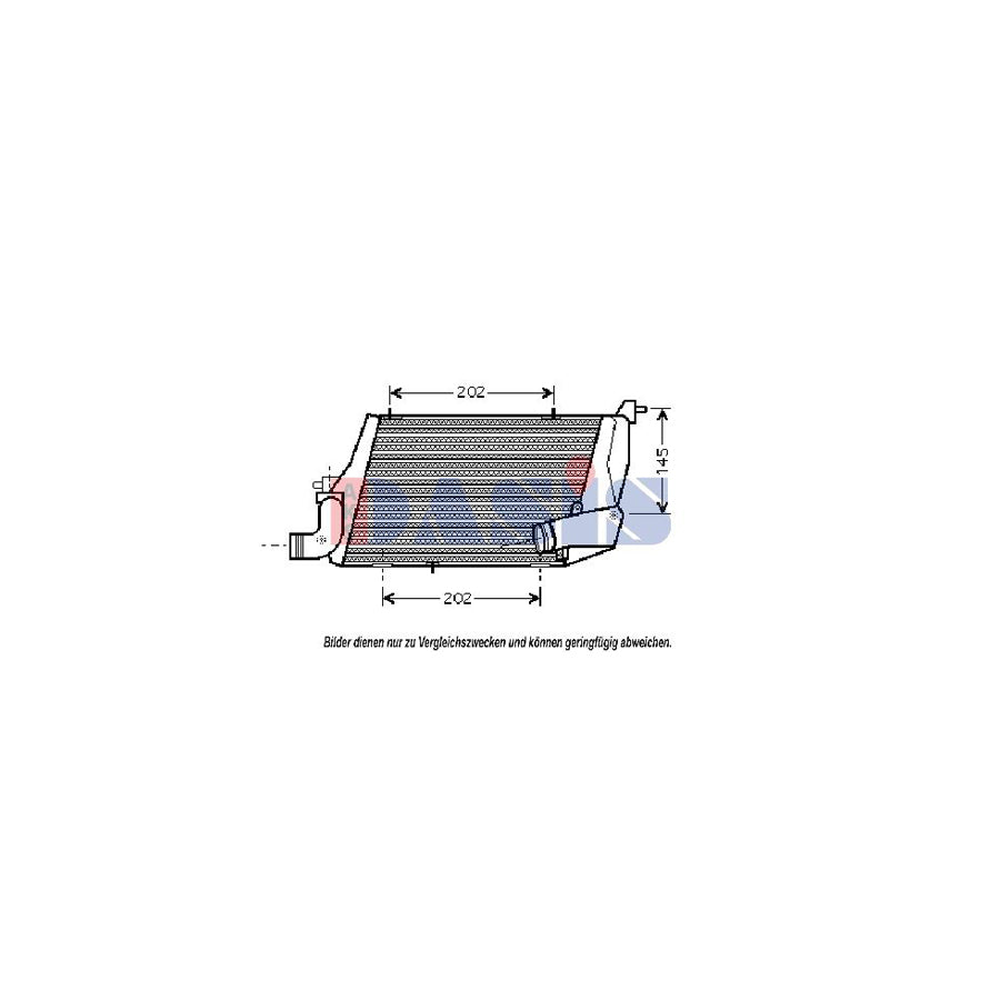 AKS Dasis 487014N Intercooler For Audi A8 D3 (4E2, 4E8) | Duco Car Parts UK
