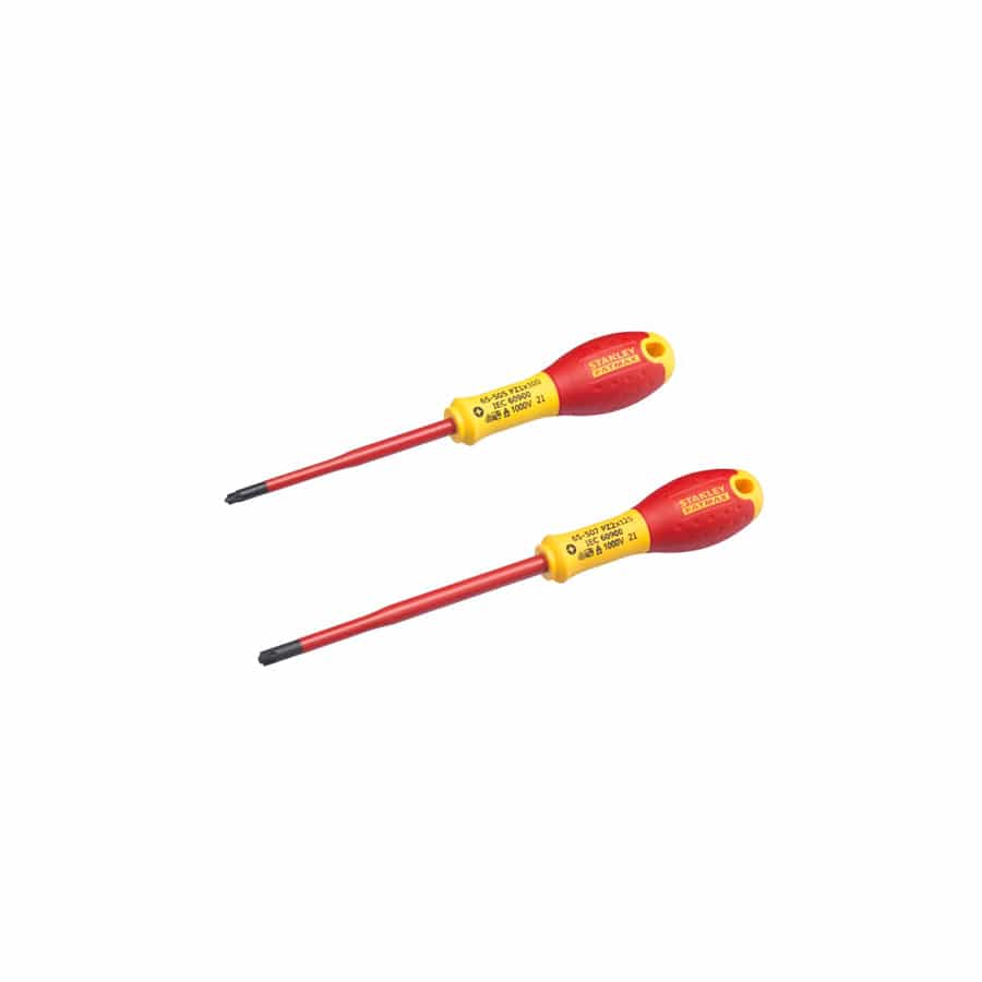 STANLEY® STA062649 FatMax® VDE Insulated Borneo PZ Scewdriver Set, 2 Piece | Duco Car Parts UK