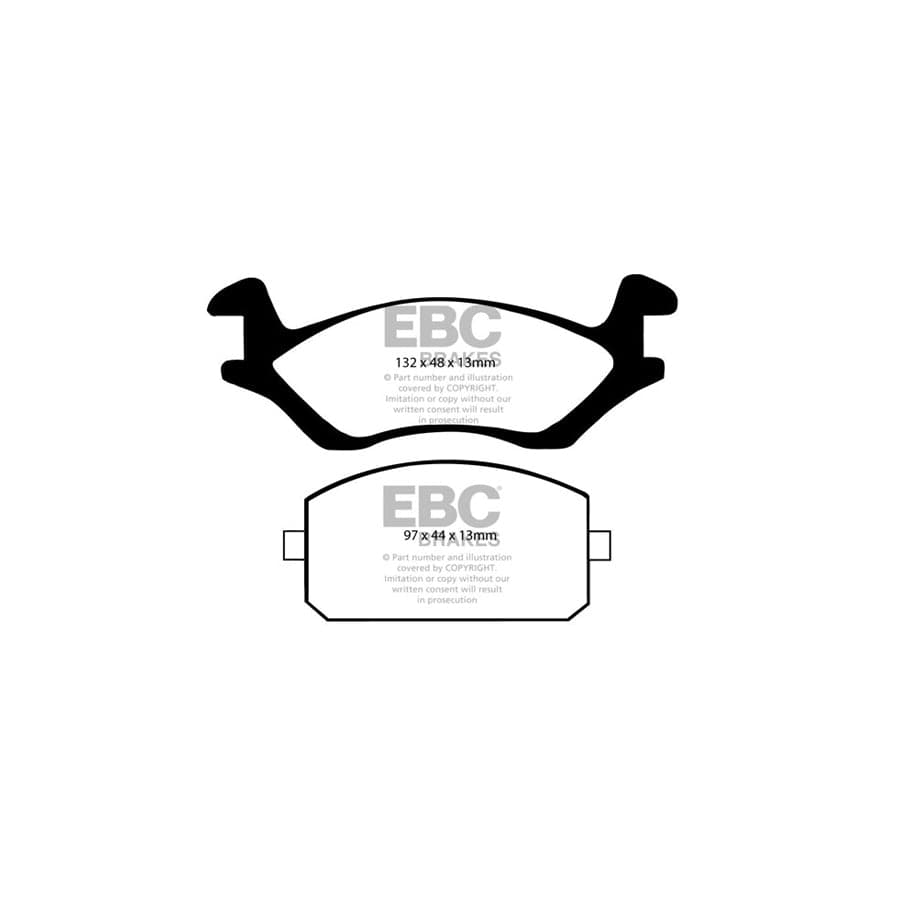 EBC PDKF2006 Toyota Starlet Ultimax Front Brake Pad & Plain Disc Kit 2 | Duco Car Parts UK Car Parts