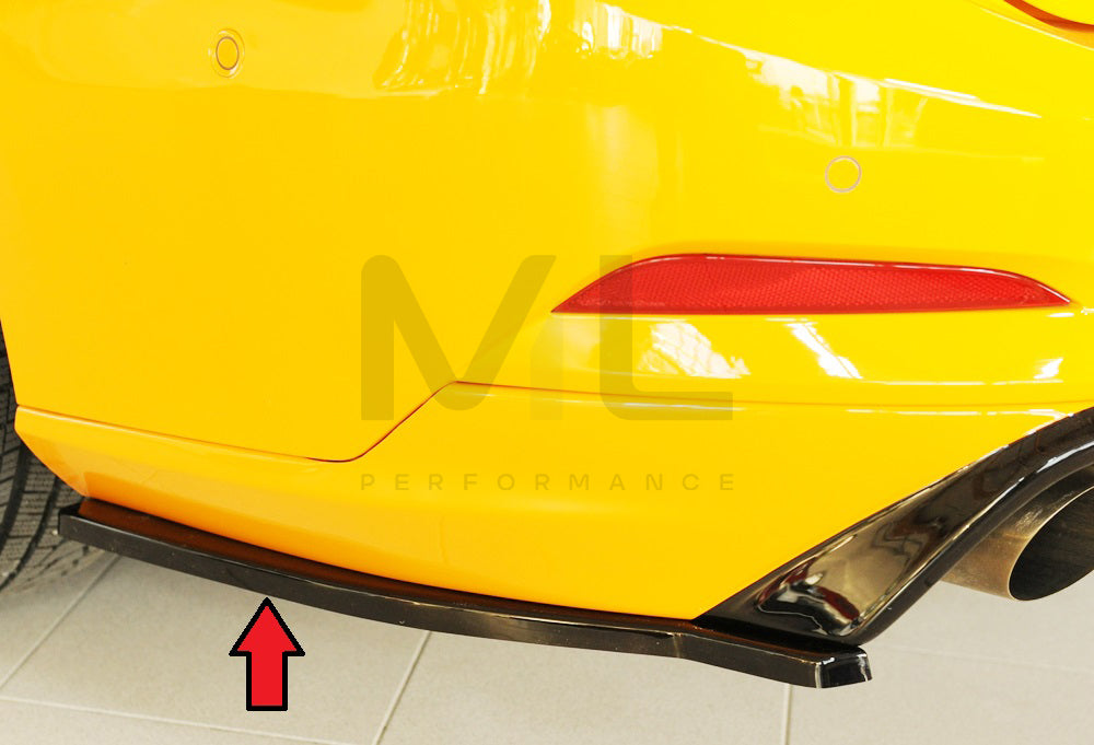 Rieger 00088244 Ford DEH Focus 4 Rear Side Splitter (Inc. Focus 4 ST) 1 | Duco Car Parts UK Car Parts