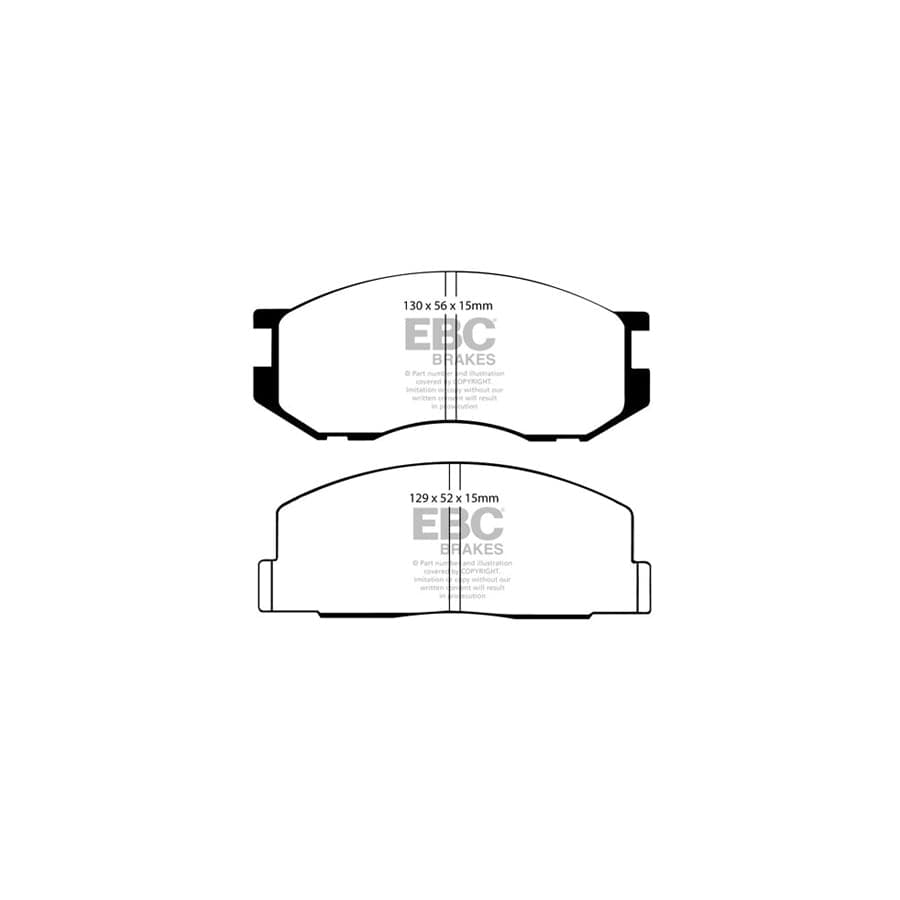 EBC PDKF2004 Toyota Spacecruiser Ultimax Front Brake Pad & Plain Disc Kit 2 | Duco Car Parts UK Car Parts