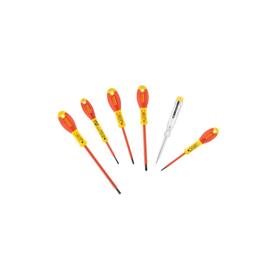 STANLEY® STA065443 FatMax® VDE Insulated Screwdriver Set, 6 Piece | Duco Car Parts UK