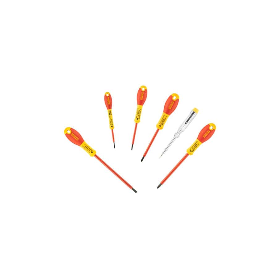 STANLEY® STA065441 FatMax® VDE Insulated Screwdriver Set, 6 Piece | Duco Car Parts UK