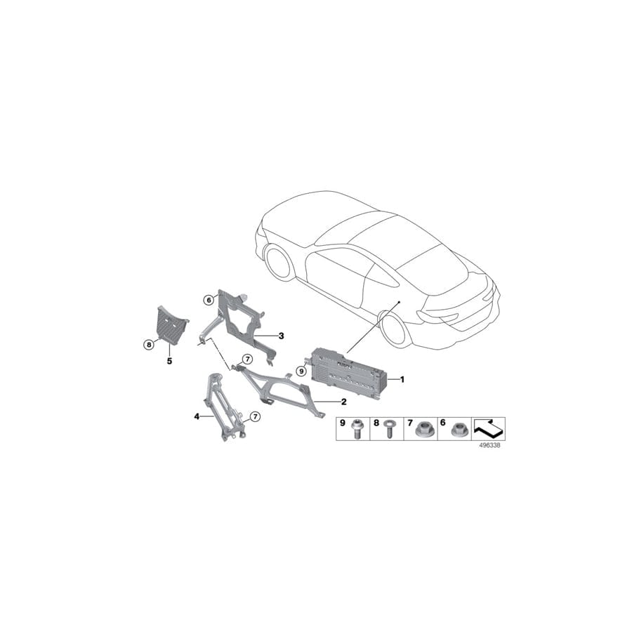 Genuine BMW 65159865417 F91 G14 Bracket, Tcb / Lte (Inc. M850iX, 840iX & 840dX) | Duco Car Parts UK Car Parts