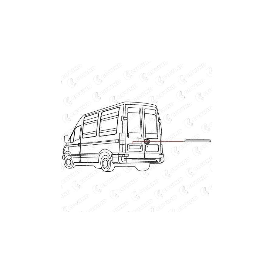 Covind D06/520 Licence Plate Light For Iveco Daily | Duco Car Parts UK