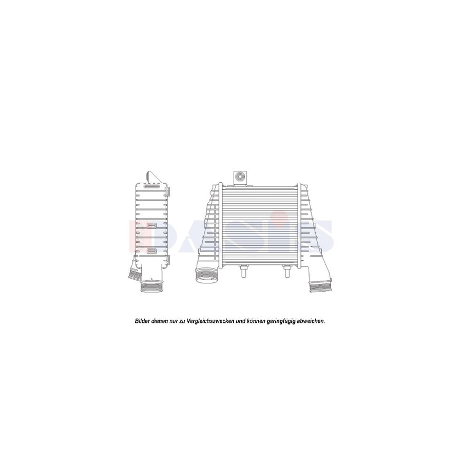 AKS Dasis 487034N Intercooler For Audi A8 D4 (4H2, 4H8, 4Hc, 4Hl) | Duco Car Parts UK