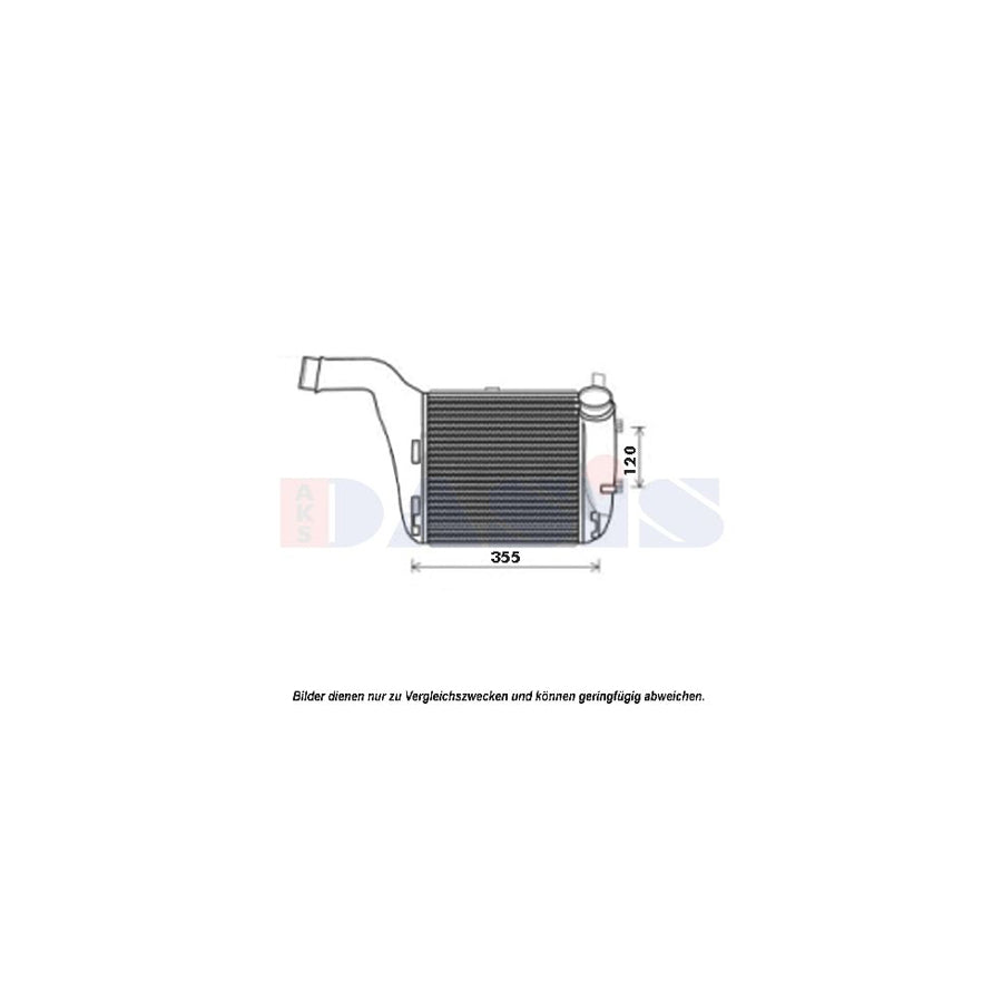 AKS Dasis 487032N Intercooler For Audi Q7 (4Lb) | Duco Car Parts UK