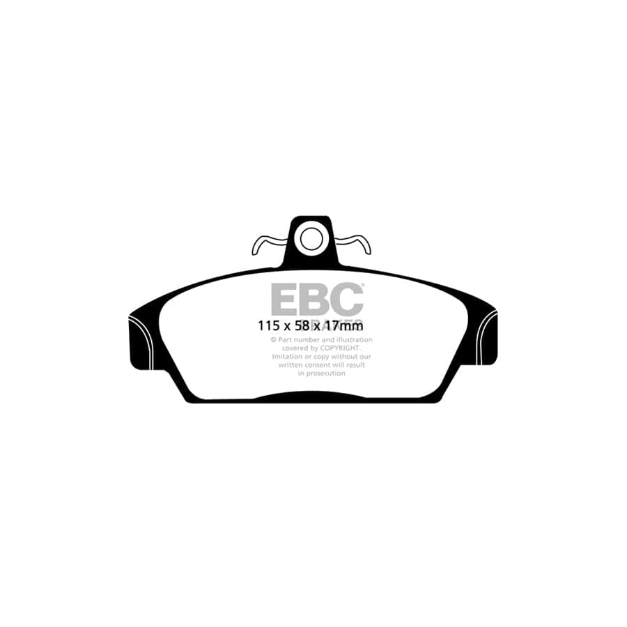 EBC PDKF201 Austin Rover Ultimax Front Brake Pad & Plain Disc Kit (Inc. Metro Van & 100) 2 | Duco Car Parts UK Car Parts