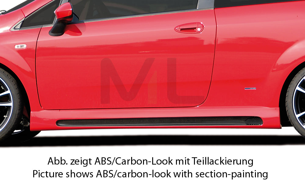 Rieger 00099155 Fiat Grande Punto (199) Side Skirt 1 | Duco Car Parts UK Car Parts