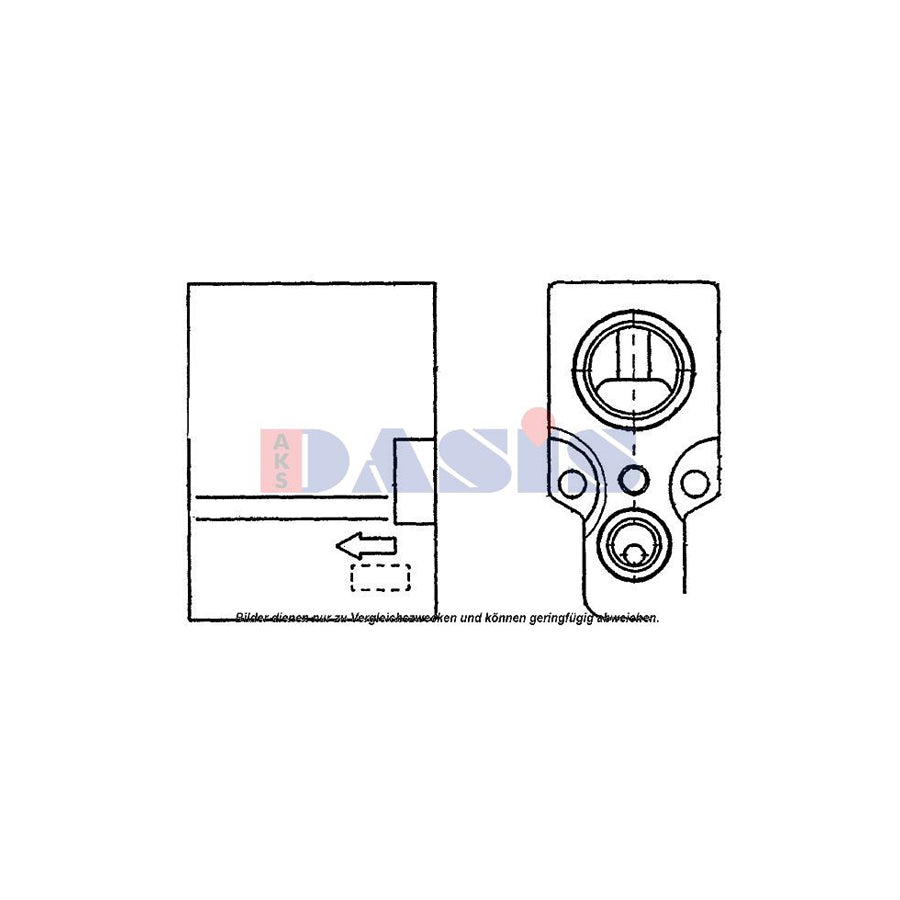 AKS Dasis 840104N Ac Expansion Valve | Duco Car Parts UK