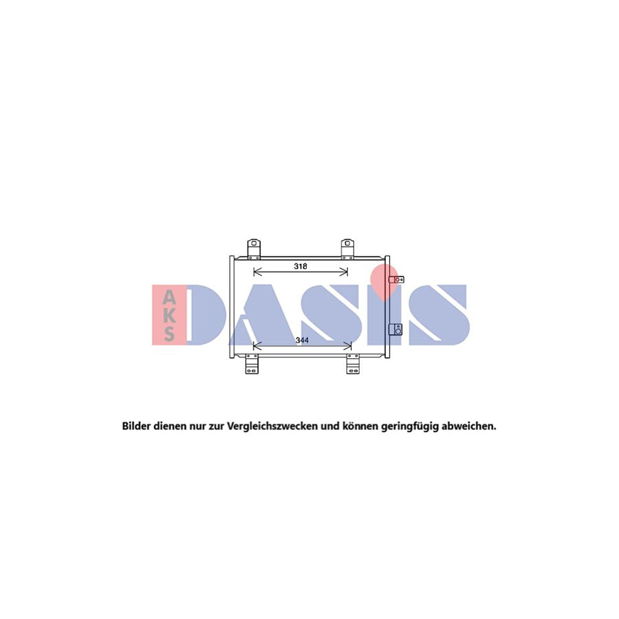AKS Dasis 112049N Air Conditioning Condenser | Duco Car Parts UK