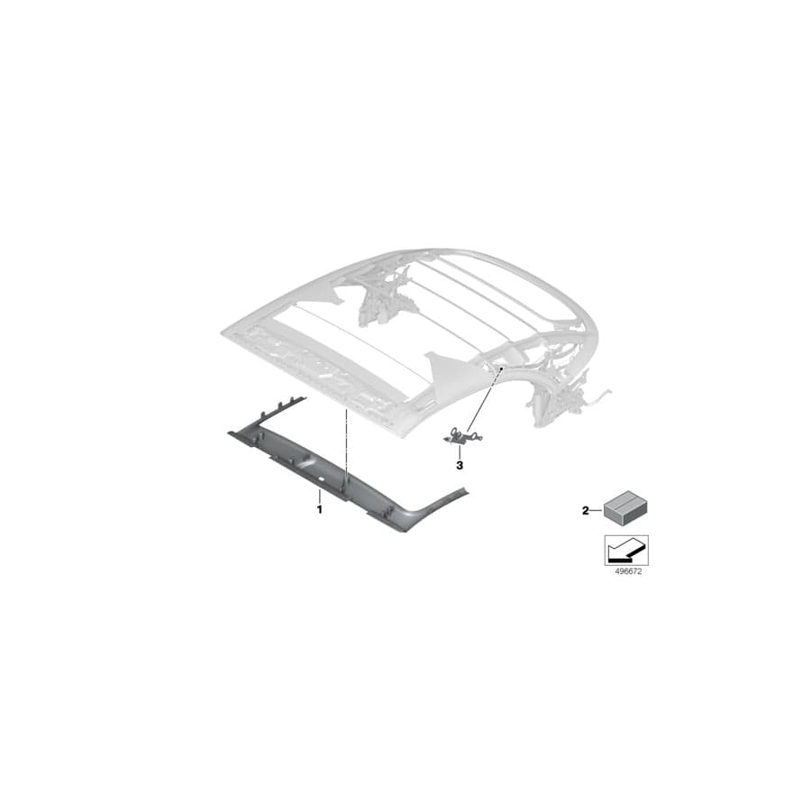 Genuine BMW 54349448956 F91 G14 Fastening Set For Covers (Inc. M850iX, 840iX & 840dX) | Duco Car Parts UK Car Parts