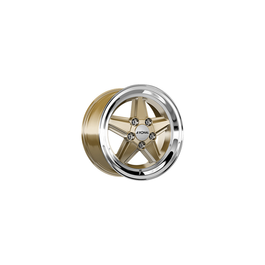 Ronal R9 7x16 ET23 9R6705.073/6811 Racing Gold-Rim Lip Diamond Cut Wheel | Duco Car Parts UK Car Parts
