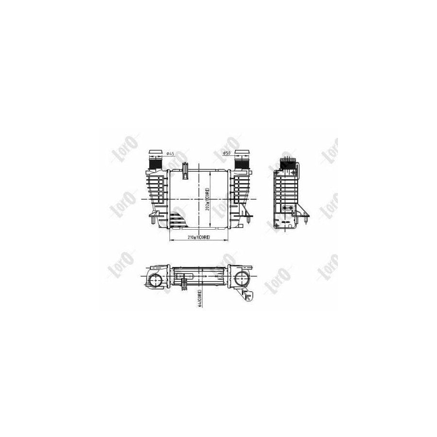 Abakus 0420180003 Intercooler | Duco Car Parts UK