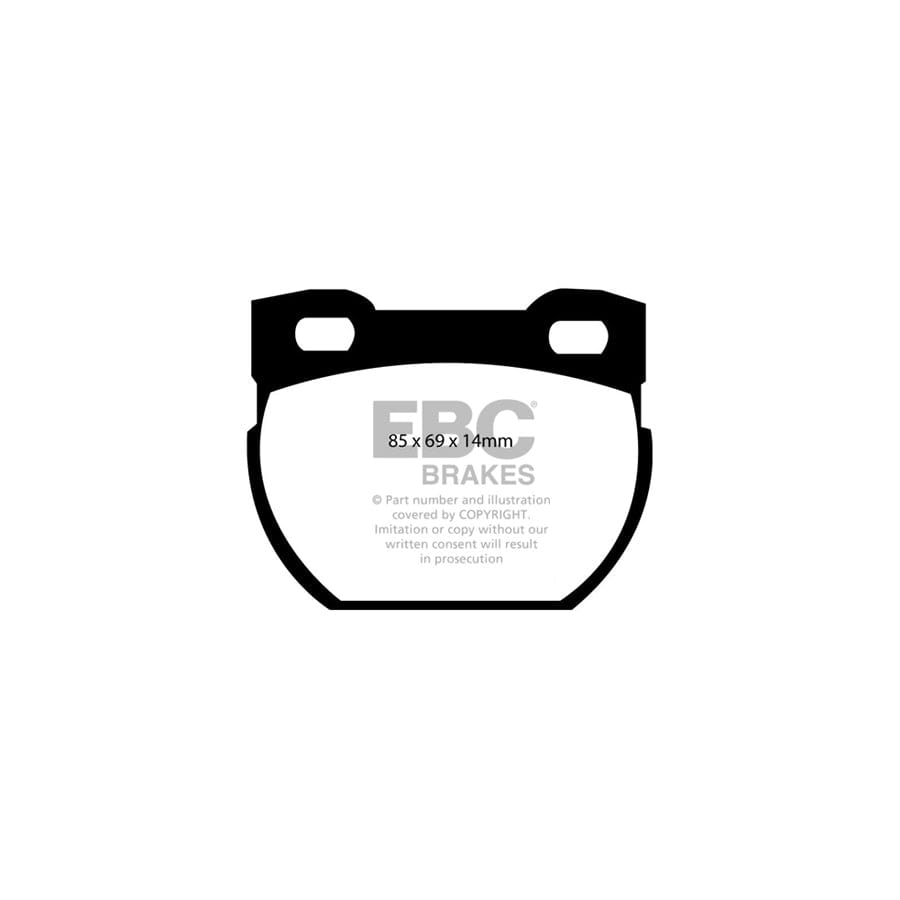 EBC PDKR493 Land Rover Defender 110/130 Ultimax Rear Brake Pad & Plain Disc Kit - Lockheed Caliper 2 | Duco Car Parts UK Car Parts