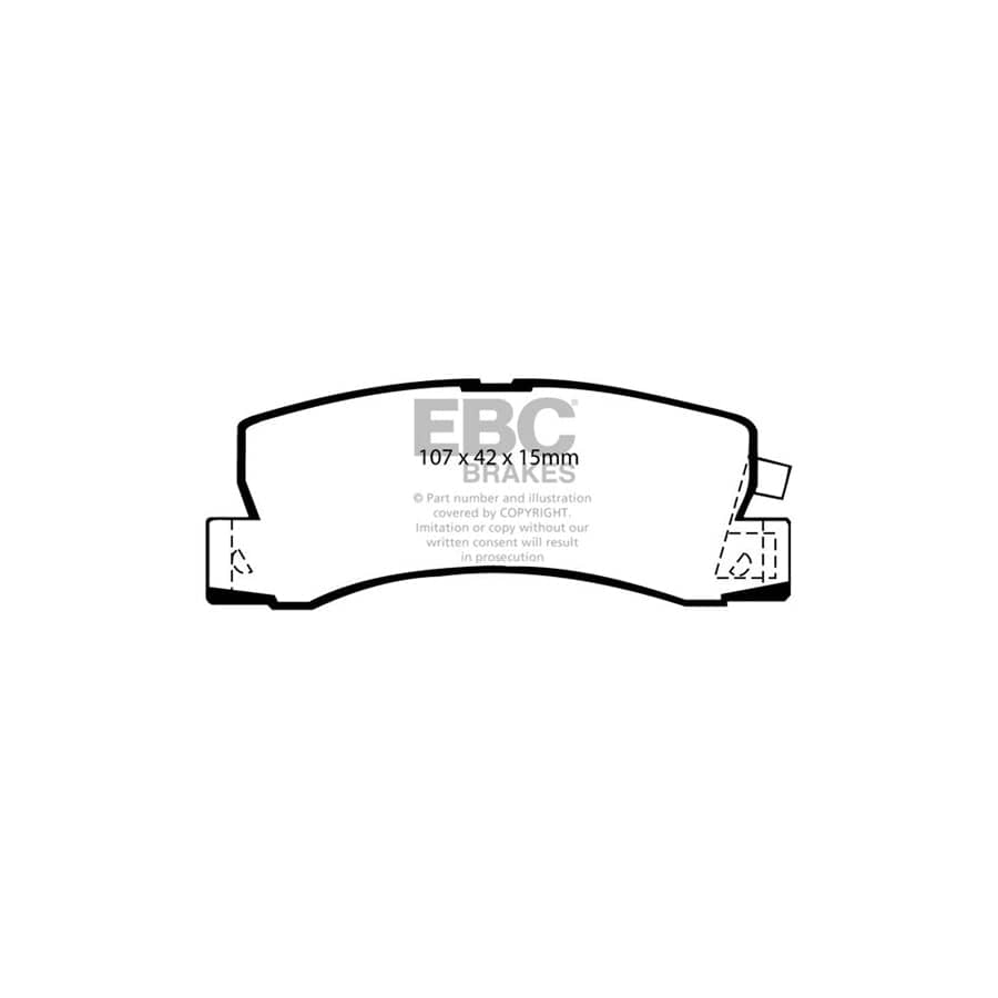 EBC PDKR850 Toyota Ultimax Rear Brake Pad & Plain Disc Kit - Akebono Caliper (Inc. Camry & Windom) 2 | Duco Car Parts UK Car Parts