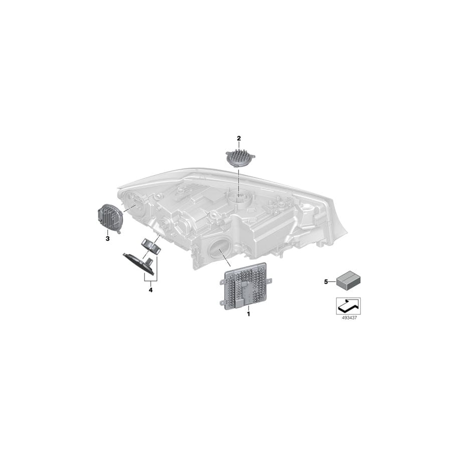 Genuine BMW 63118496137 G20 Led Mod.Turn Sig./Dayti.Runn.Lights Left (Inc. M340i, 330iX & 330i) | Duco Car Parts UK Car Parts