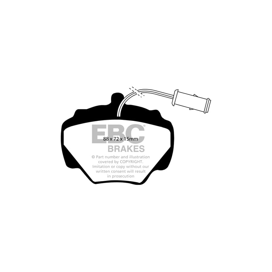 EBC PDKR495 Land Rover Ultimax Rear Brake Pad & Plain Disc Kit - Lockheed Caliper (Inc. Discovery 1 & Range Rover) 2 | Duco Car Parts UK Car Parts