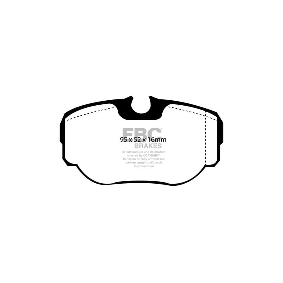 EBC PDKR496 Land Rover Ultimax Rear Brake Pad & Plain Disc Kit - Girling/TRW Caliper (Inc. Discovery 2 & Range Rover) 2 | Duco Car Parts UK Car Parts