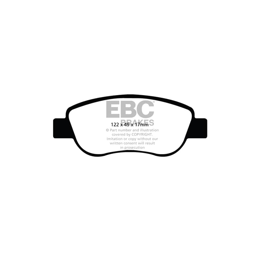EBC PDKF1686 Renault Megane Ultimax Front Brake Pad & Plain Disc Kit - Girling/TRW Caliper 2 | Duco Car Parts UK Car Parts