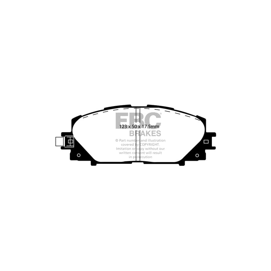 EBC PDKF2020 Toyota Yaris (XP90) Ultimax Front Brake Pad & Plain Disc Kit 2 | Duco Car Parts UK Car Parts