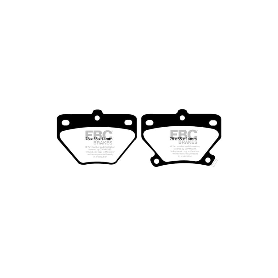EBC PDKR855 Toyota Ultimax Rear Brake Pad & Plain Disc Kit - Sumitomo Caliper (Inc. Celica & Prius) 2 | Duco Car Parts UK Car Parts