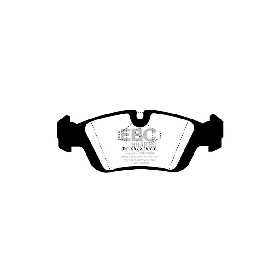 EBC PDKF235 BMW E36 Ultimax Front Brake Pad & Plain Disc Kit - ATE Caliper 2 | Duco Car Parts UK Car Parts