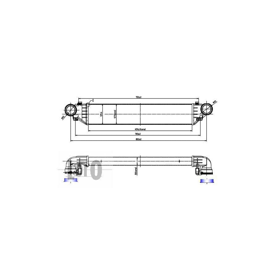 Abakus 0540180002 Intercooler Suitable For Mercedes-Benz C-Class Saloon (W203) | Duco Car Parts UK