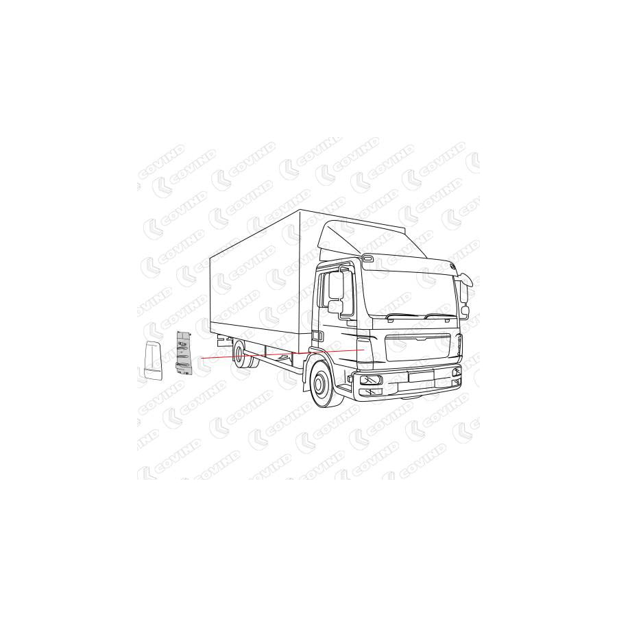 Covind Tgl/160 Wind Deflector | Duco Car Parts UK
