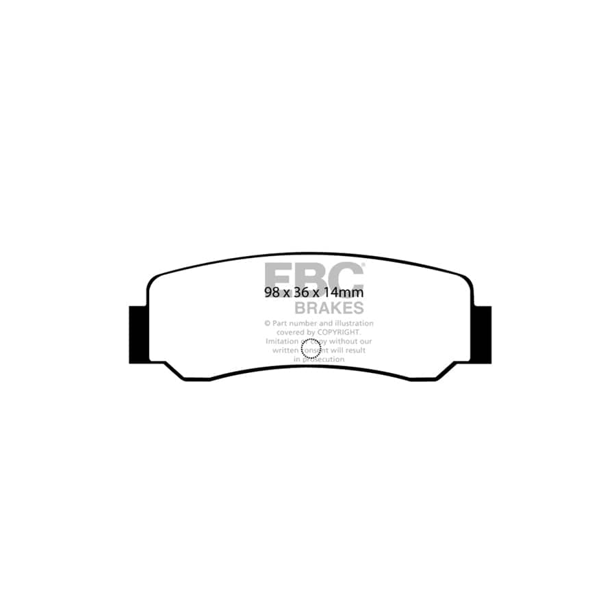 EBC PDKR860 Toyota Corolla Ultimax Rear Brake Pad & Plain Disc Kit 2 | Duco Car Parts UK Car Parts
