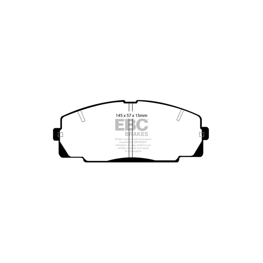 EBC PDKF2025 Toyota Ultimax Front Brake Pad & Plain Disc Kit (Inc. Dyna & Hi-Ace) 2 | Duco Car Parts UK Car Parts