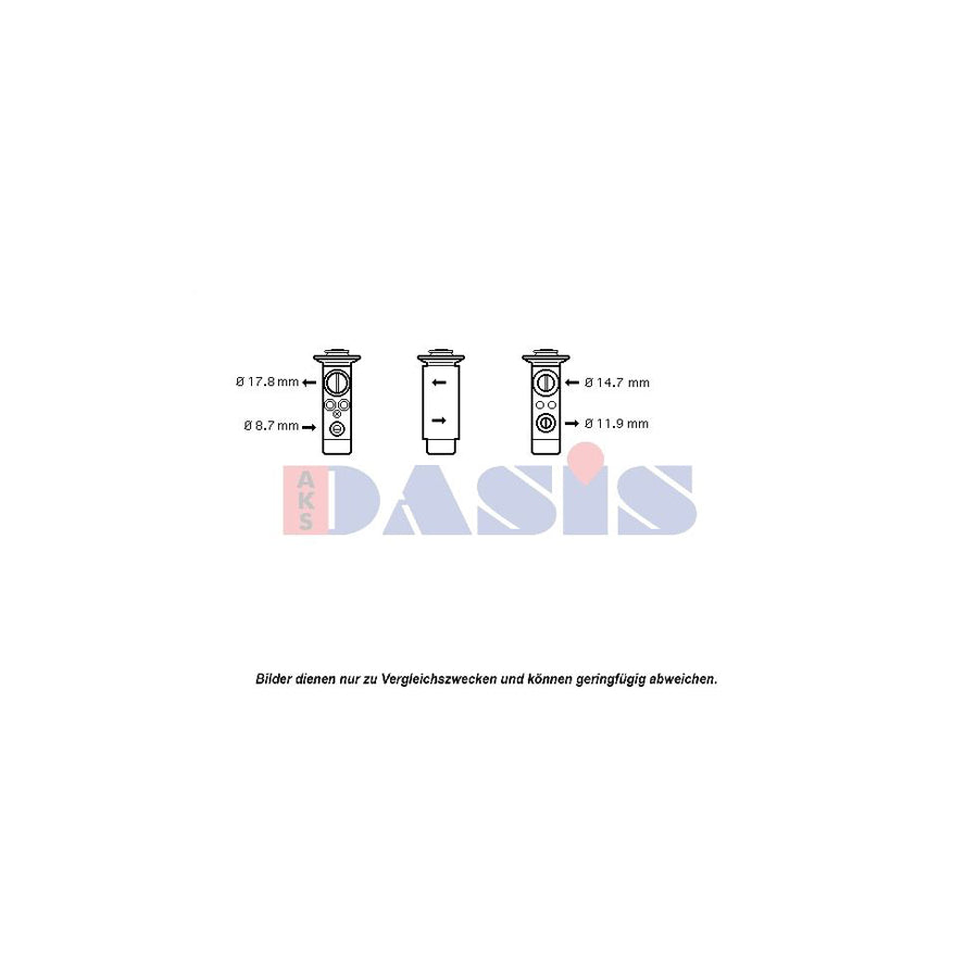 AKS Dasis 840153N Ac Expansion Valve For BMW 7 (E65, E66, E67) | Duco Car Parts UK