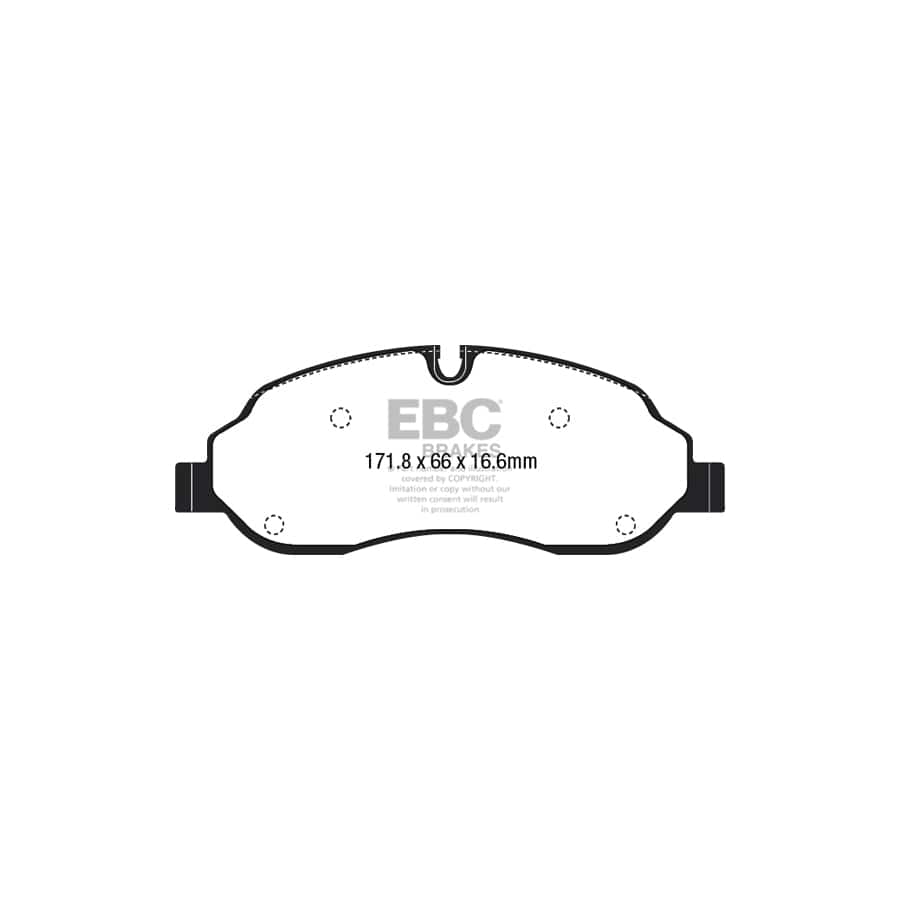 EBC PDKF2356 Ford Transit Ultimax Front Brake Pad & Plain Disc Kit 2 | Duco Car Parts UK Car Parts
