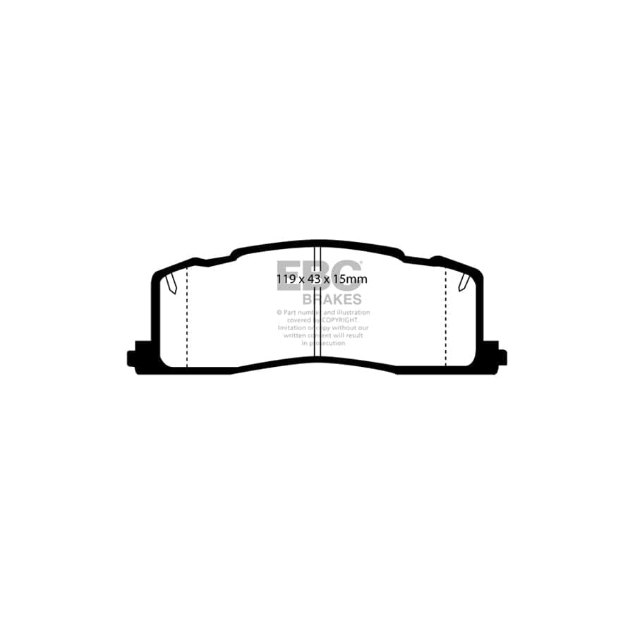 EBC PDKR865 Toyota Ultimax Rear Brake Pad & Plain Disc Kit (Inc. Estima, Lucida, Previa) 2 | Duco Car Parts UK Car Parts