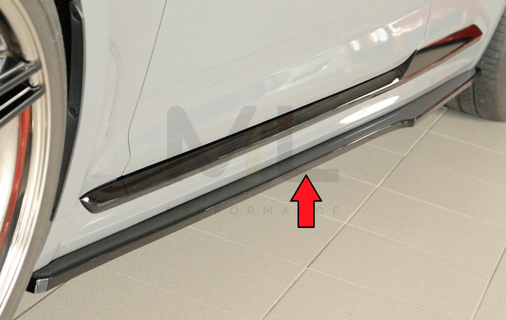 Rieger 00088207 Audi B9 F5 RS5 Side Skirt Splitter 3 | Duco Car Parts UK Car Parts