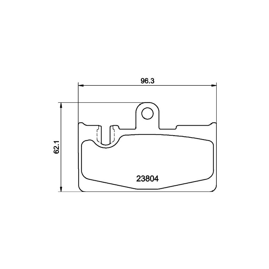 Hella 8AM 355 500-741 Brake Master Cylinder For Porsche 944