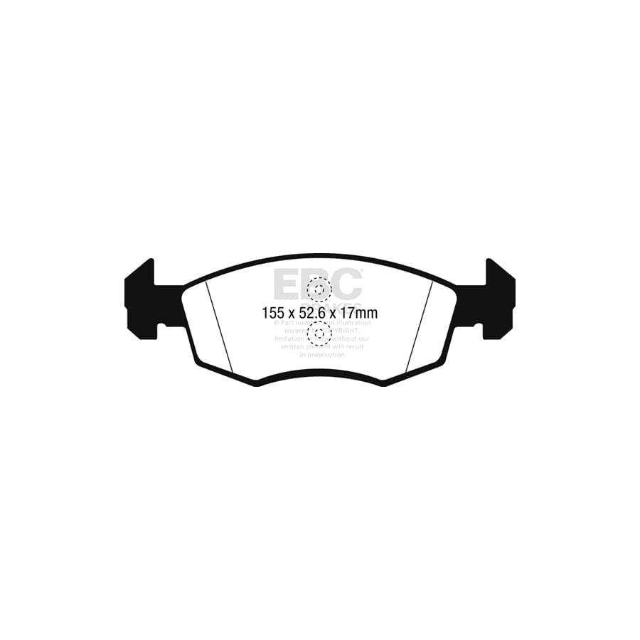 EBC PDKF2366 Opel Vauxhall Corsa E Ultimax Front Brake Pad & Plain Disc Kit 2 | Duco Car Parts UK Car Parts
