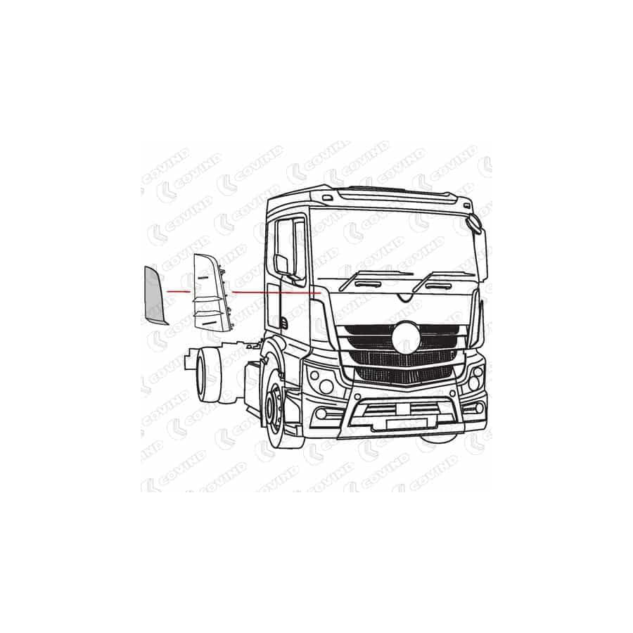 Covind 960/164 Wind Deflector | Duco Car Parts UK