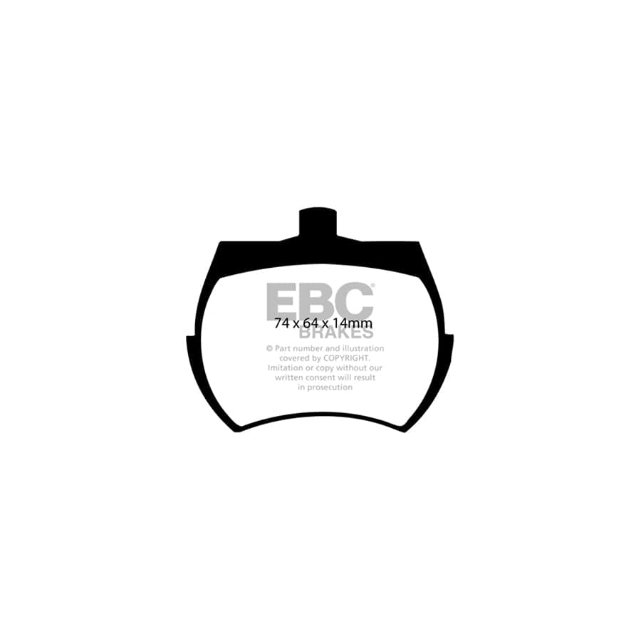 EBC PDKF203 Austin Healey MG Ultimax Front Brake Pad & Plain Disc Kit (Inc. Sprite & Midget) 2 | Duco Car Parts UK Car Parts