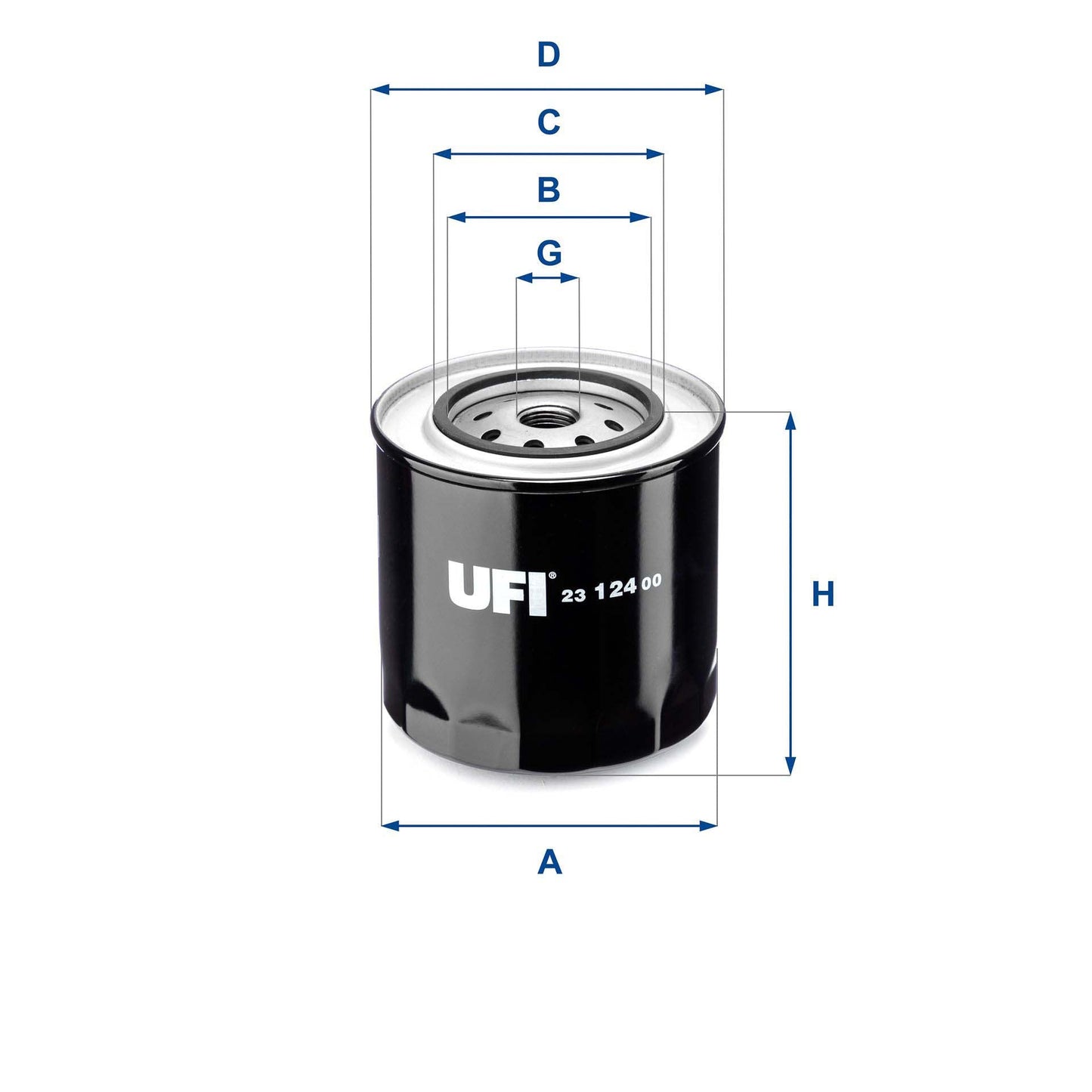 UFI 23.124.00 Oil Filter
