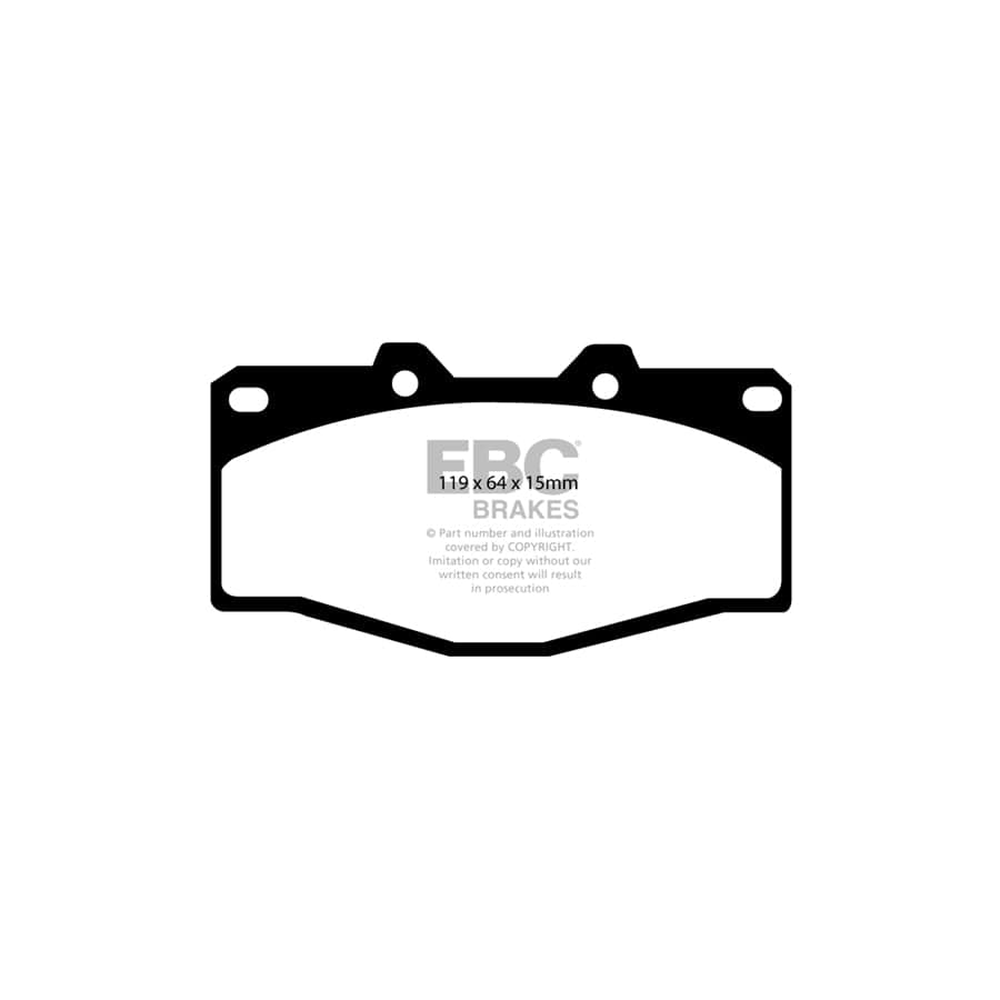 EBC PDKF2030 Toyota Hi-Lux Ultimax Front Brake Pad & Plain Disc Kit 2 | Duco Car Parts UK Car Parts